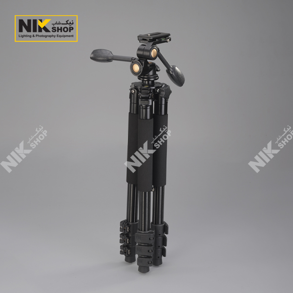 سه پایه دوربین نیمه حرفه ای بیک Beike Tripod BK-620 - تصویر 2