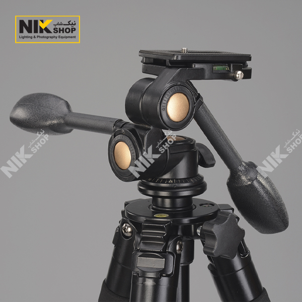 سه پایه دوربین نیمه حرفه ای بیک Beike Tripod BK-620 - تصویر 3